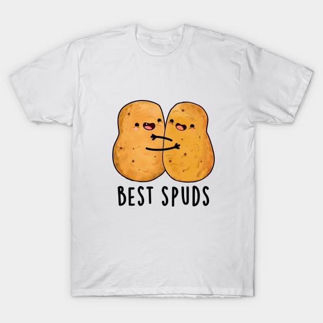 Best Spuds Cute Best Buddies Potato Pun T-Shirt by punnybone